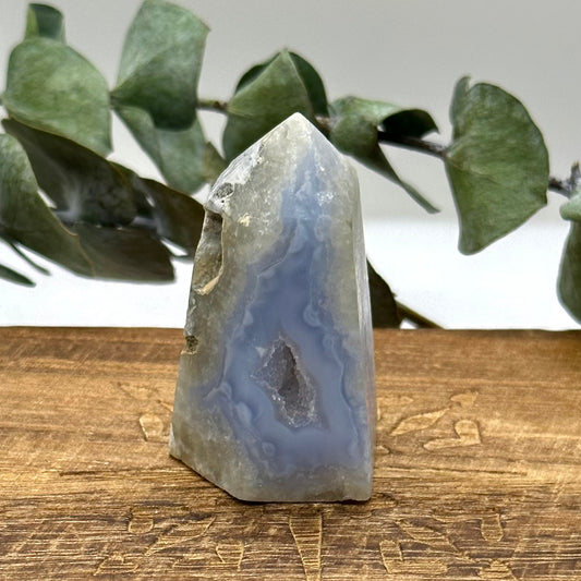 Blue Lace Agate Tower