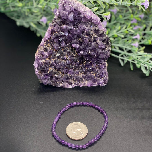 Amethyst Beaded Bracelets