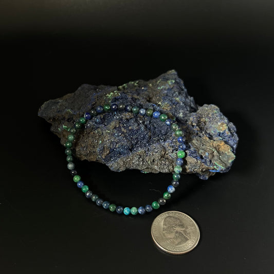 Azurite Beaded Bracelet