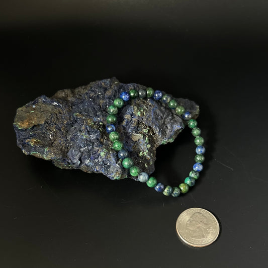 Azurite Beaded Bracelet