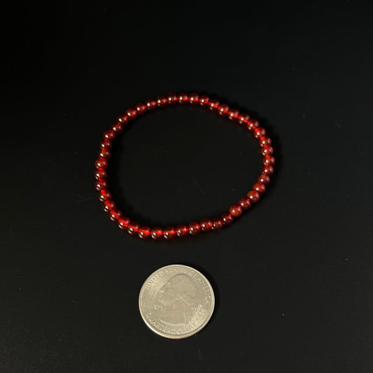 Carnelian Beaded Bracelet