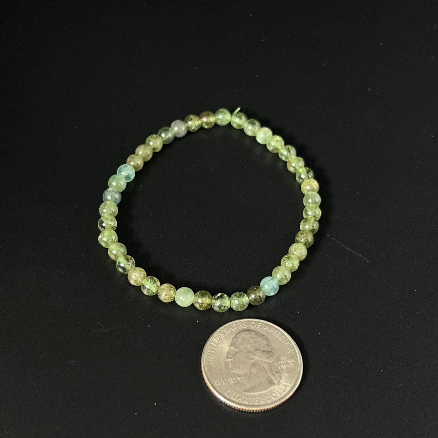 Green Kyanite Beaded Bracelet