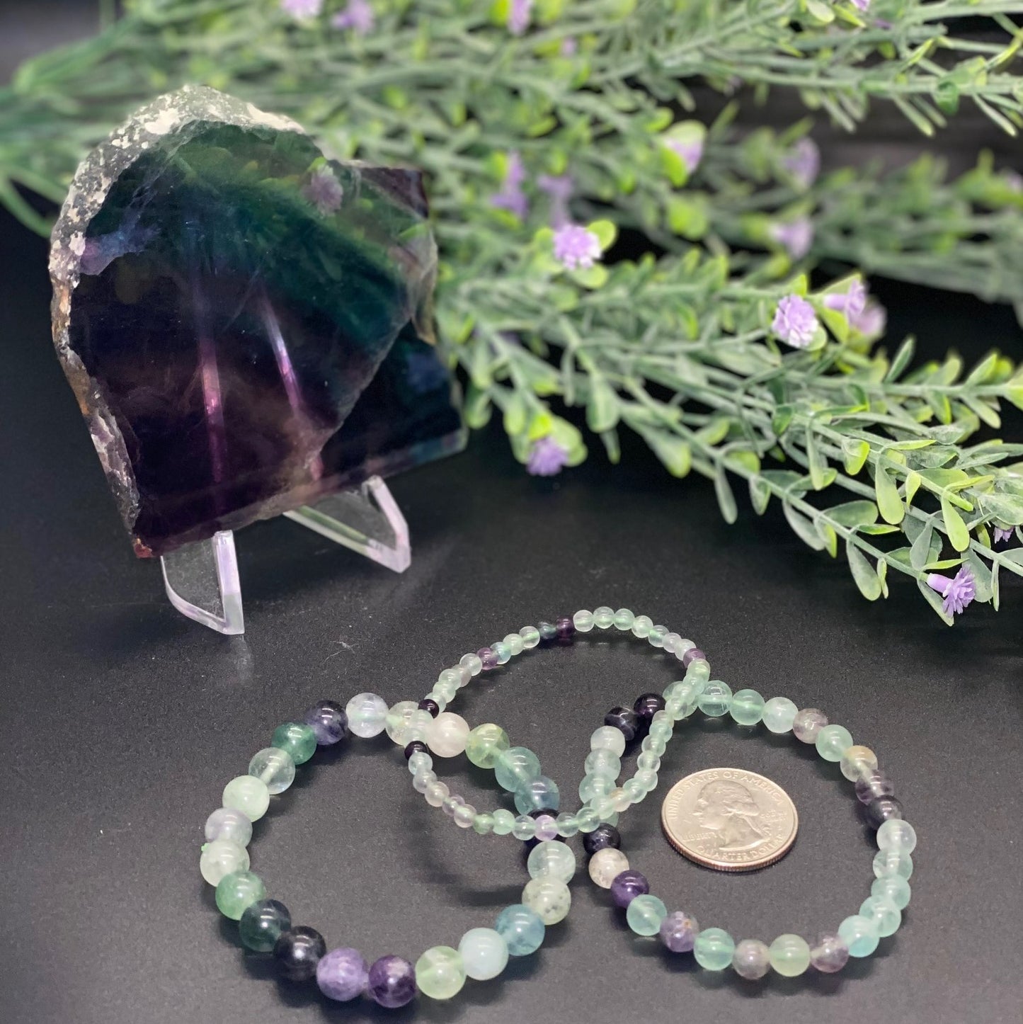 Flourite Beaded Bracelets