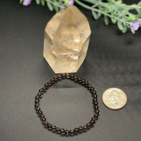 Smoky Quartz Beaded Bracelets