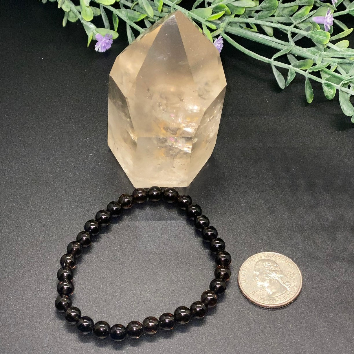 Smoky Quartz Beaded Bracelets