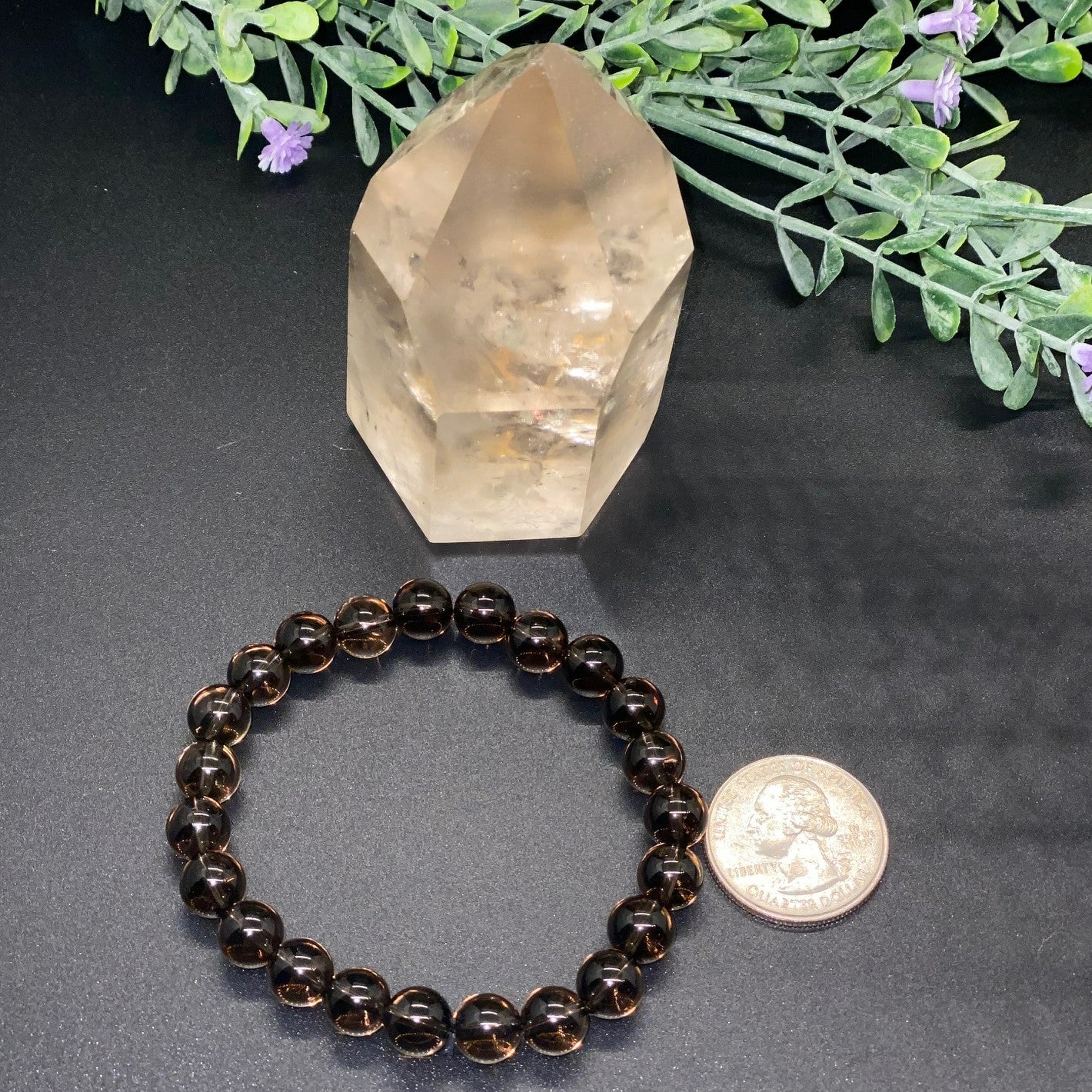 Smoky Quartz Beaded Bracelets